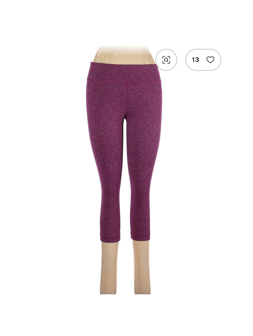 Under Armour Purple Active Pants Size M Leggings